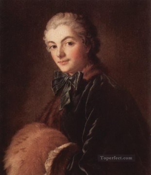  lady arte - Retrato de una dama con manguito Francois Boucher